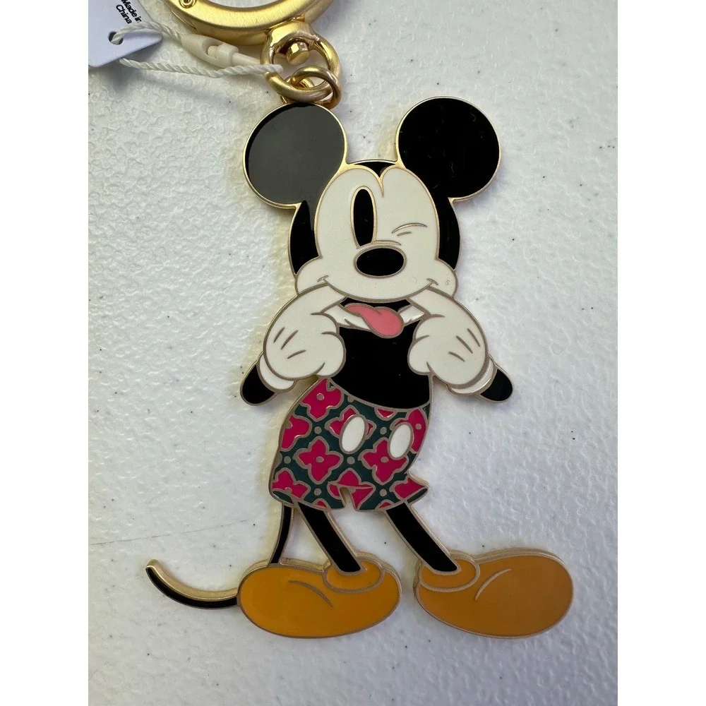 Vera Bradley Disney Silly Mickey Keychain Bag Charm NWT 2024 LE Enamel Collector